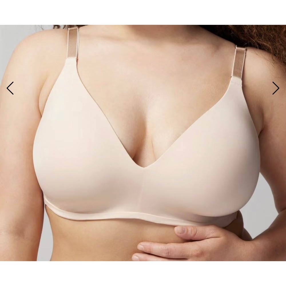 Soma Vanishing 360 Wireless Bra 40DDD Nude Pale Sand Seamless 570306114